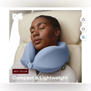 Popsugar Lightweight Memory Foam Neck Pillow for Sleeping & Traveling